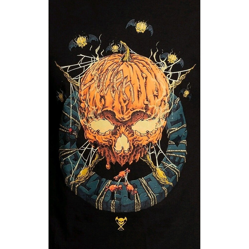 Sullen Art Collective Pumpkin Badge Tattoo Short Sleeve Men shirt‎ Sz M A118 NWT